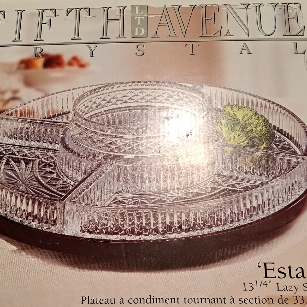 Fifth Avenue Crystal Lazy Susan